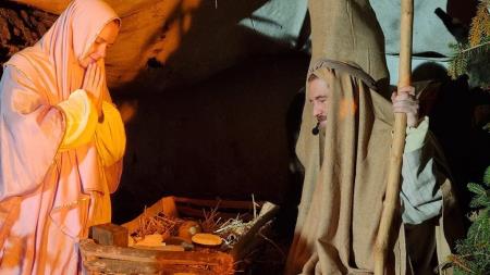 Predstava Božična noč pri Ivanovem izviru uspela 4